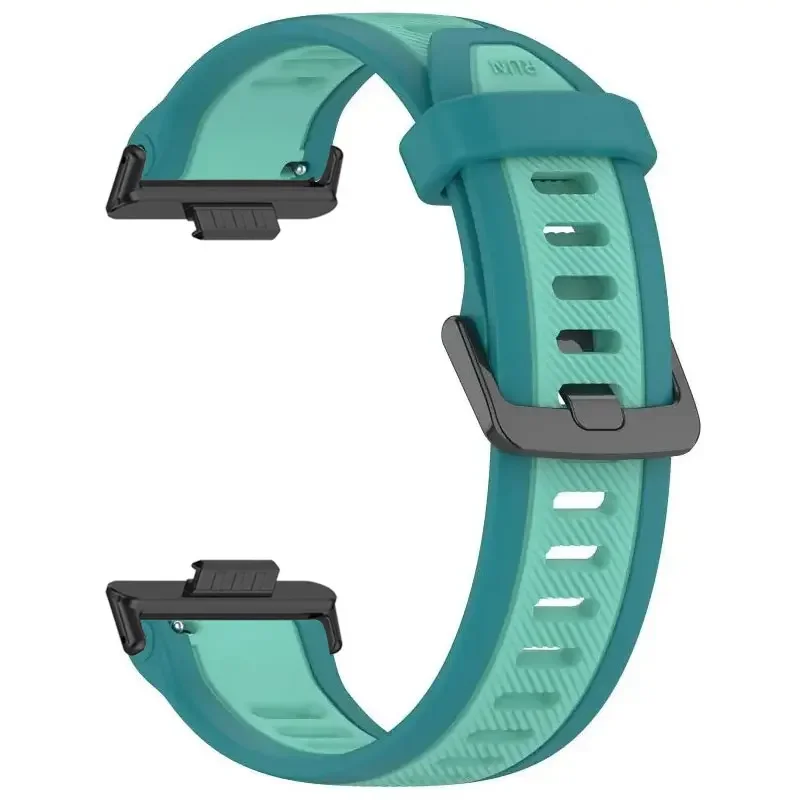 ソフトシリコンストラップ Huawei 社ウォッチフィット 4/4 プロ/3 二色テクスチャ通気性ブレスレット Huawei 社ウォッチフィット 3 ベルトアクセサリー