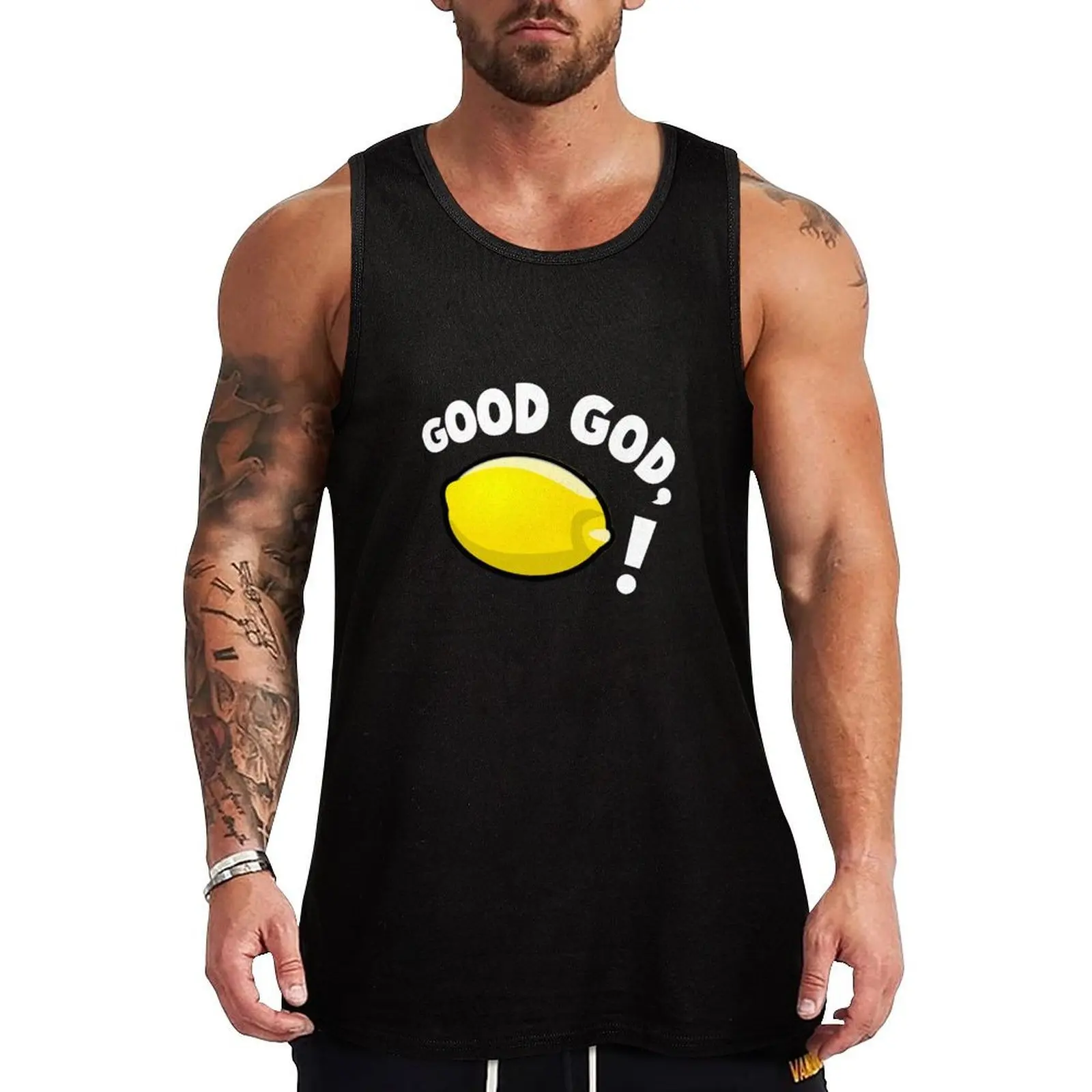 Good God, Lemon! Tank Top Daily Loose Tank Top Casual Sleeveless Summer Wear