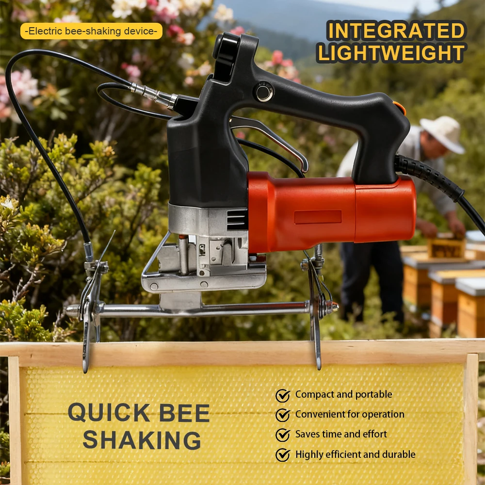 

Electric Bee Shaker Plug-in Bee Remover Beekeeping Tool Time Saving Efficient Bee Frame Tool for Bee Shaking & Frame Handling