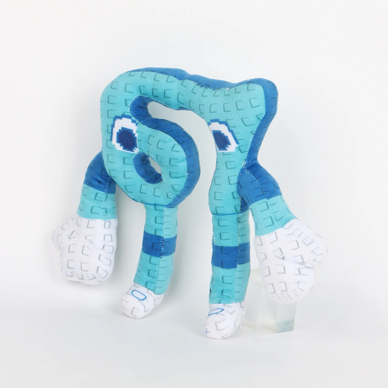 25cm STEAL A BRAINROT Blue No. 67 Plush Toy Cute House Dolls Game Surrounding Blue No. 67 Toys Soft Toys for Kids Birthday Gifts