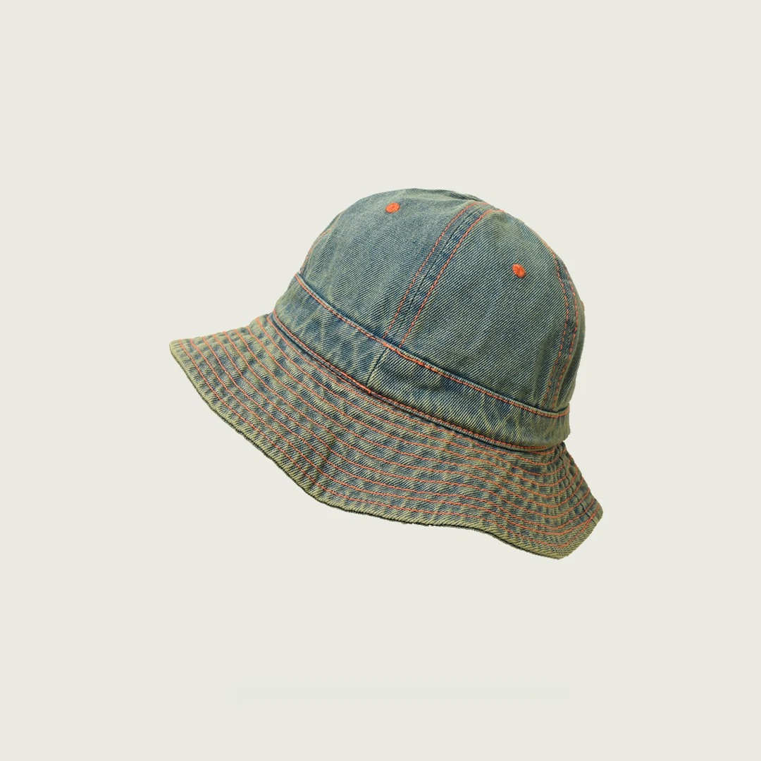 Dome Cowboy Fisherman Hat Spring Summer Fashion Brand Sun Hat Street Casual Men and Women Short Eaves Niche Retro Basin Hat