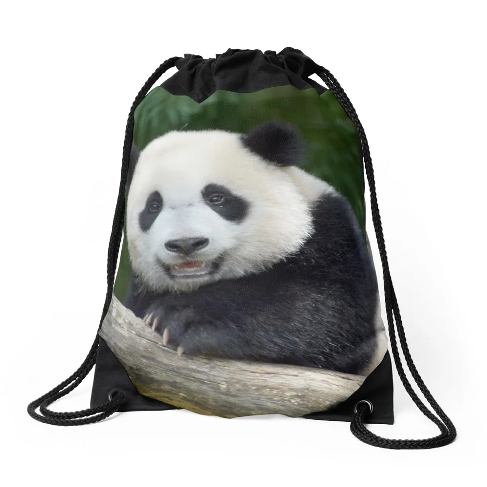 

Baby Panda Xiao Qi Ji at the National Zoo Bundle pocket custom logo bag Gym backpack Bundle pocket