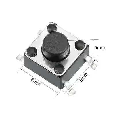 

6x6x4.3 Normally Closed Patch Touch Switch 4-Foot Button 6*6*4.3 Micro Motion Switch Button a Pack of 1000 Pieces