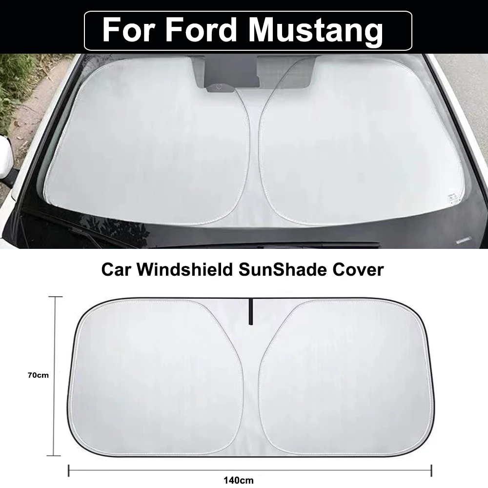 Car Windshield SunShade Cover for Ford Mustang Explorer F150 F250 F350 EcoSport Edge  Anti UV Car Accessories