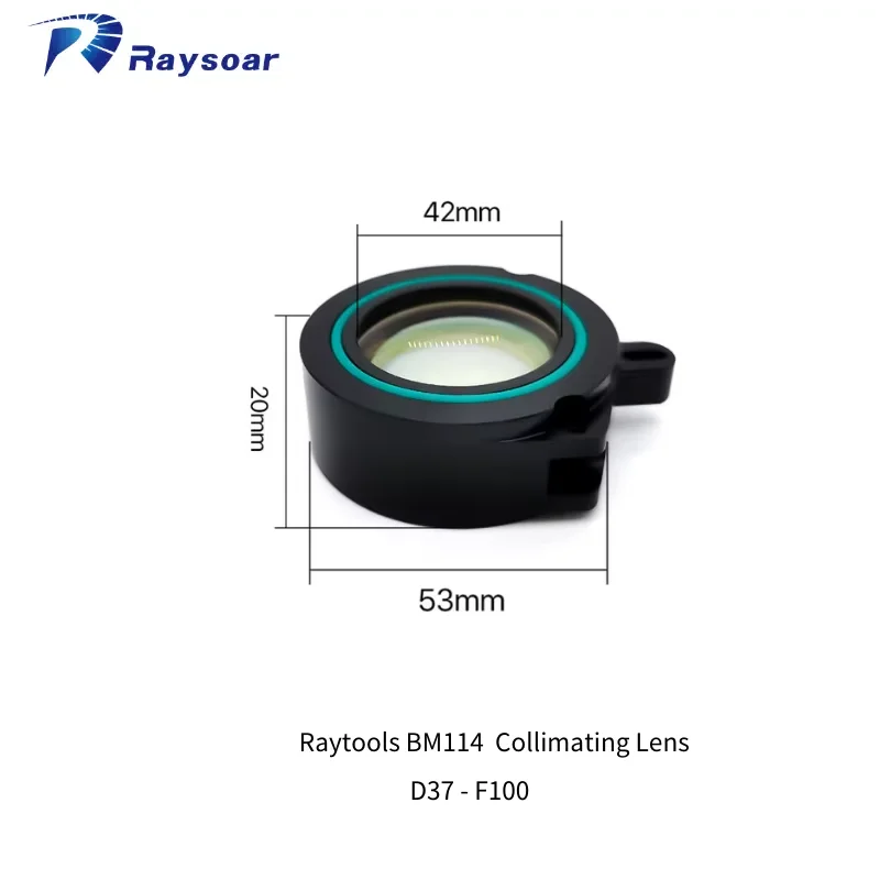 Raysoar D37 F150 D38.1 F200 Focusing Lens Collimating Lens Assembly 120A30700A for Raytools Laser Fiber Laser Head BM114