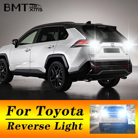 Светодиодная Лампа Заднего Фонаря BMTxms W16W T15 Canbus Для Toyota Rav4 Yaris Vitz Avalon Sienna Tacoma Highlander Sequoia M...