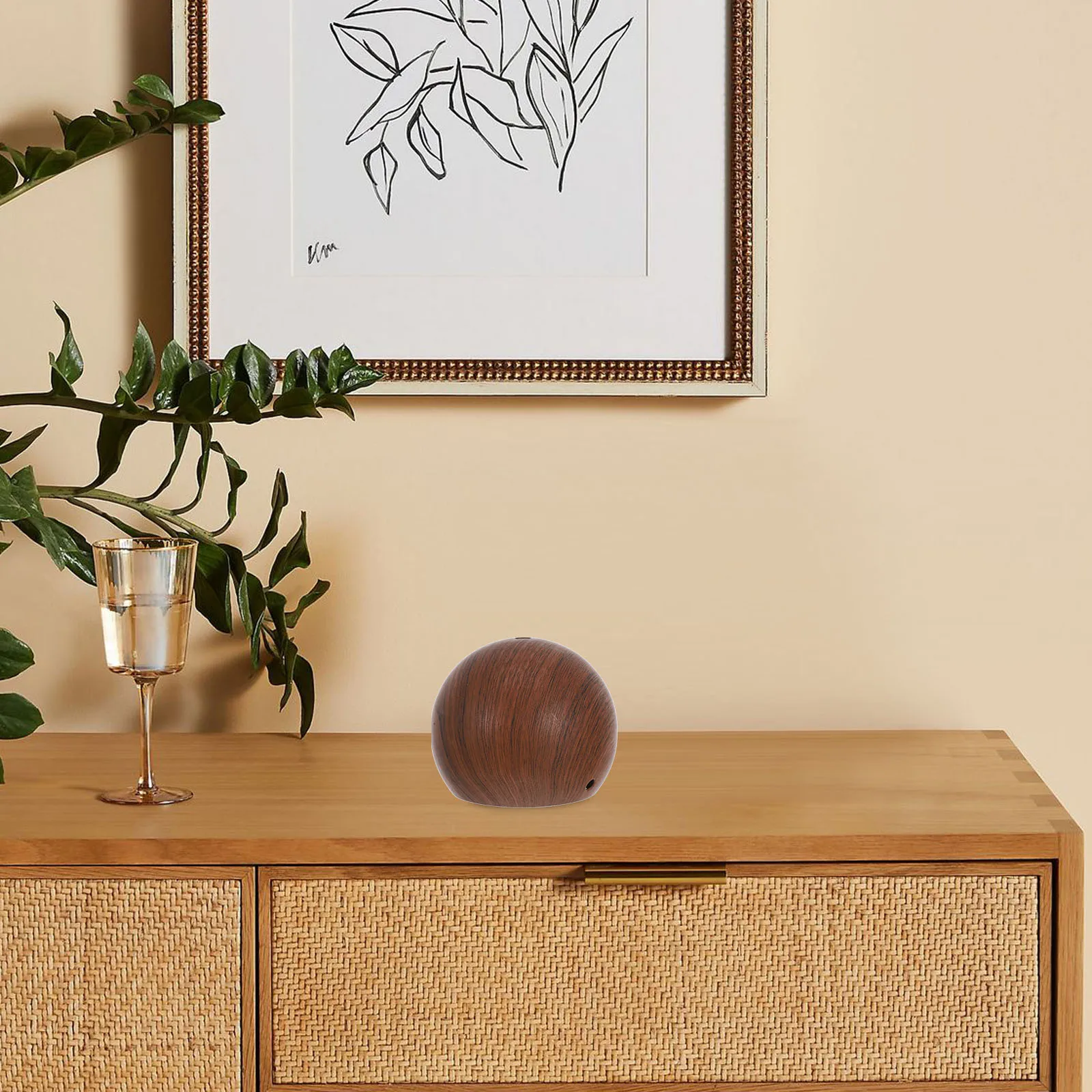 

Modern Industrial Round Metal Lamp Base Iron Hollow Ball Stand for Bedroom Desk Side Table Ambient Home Lighting