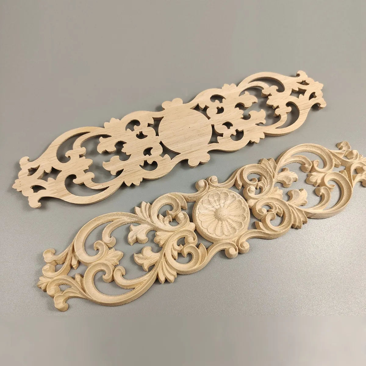 

HHTL резьба по дереву наклейки резной уголок цветок украшение дома дверь шкафа кровать декоративная нашивка накладка деревянная аппликация