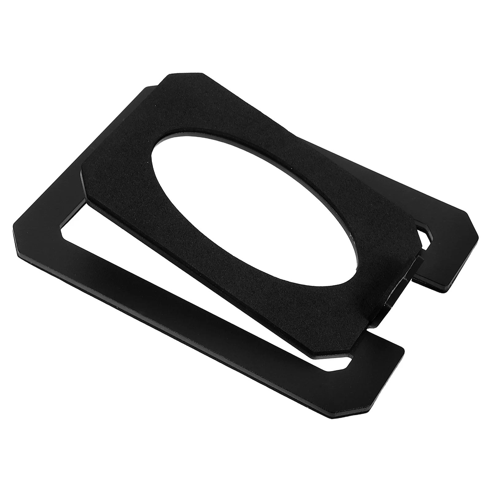

Speaker Stand Metal Desktop Riser Bookshelf Holder Stable Support Spacesaving Durable Construction Speaker Desk Mount Monitor