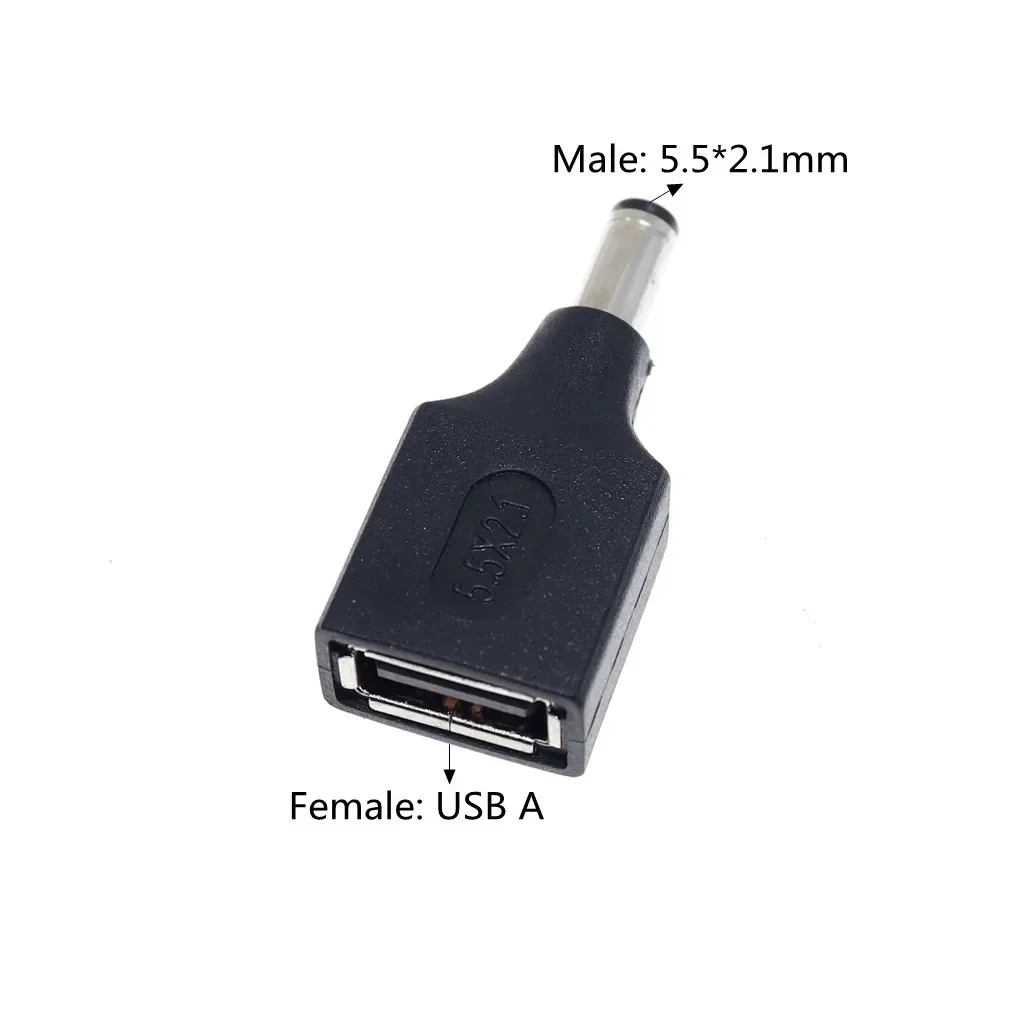 12V Adapter Plug Female Jack To USB Male Female DC 5.5 * 2.1MM Power Converter Plug Charging Adapter Converter USB Plugs image 4