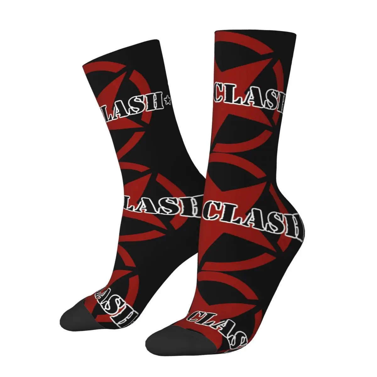 

The Clash Bolt Logo Unisex Socks Windproof 3D Print Happy Socks Street Style Crazy Sock