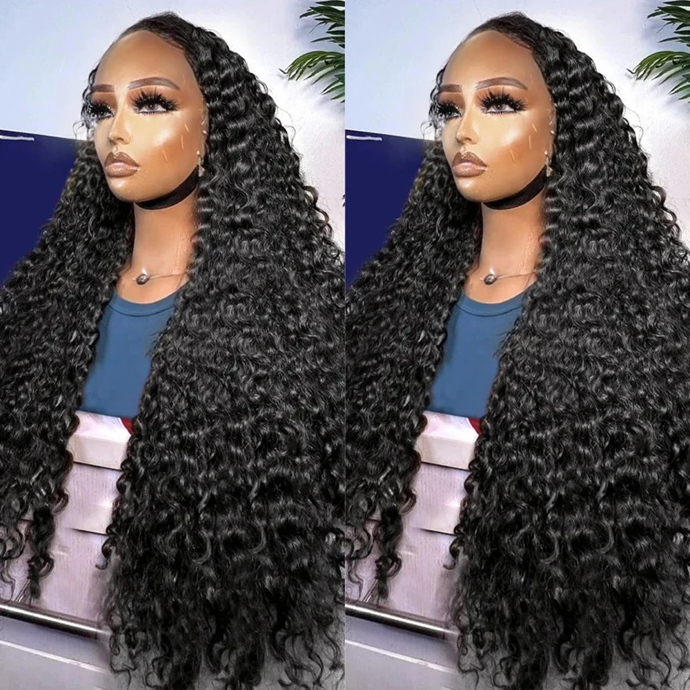 HD Lace Wig 13x6 Human Hair Curly Wigs For Women 30 40 Inch 13x4 360 Full Loose Deep Wave Water Wave Frontal Wigs Pre Plucked