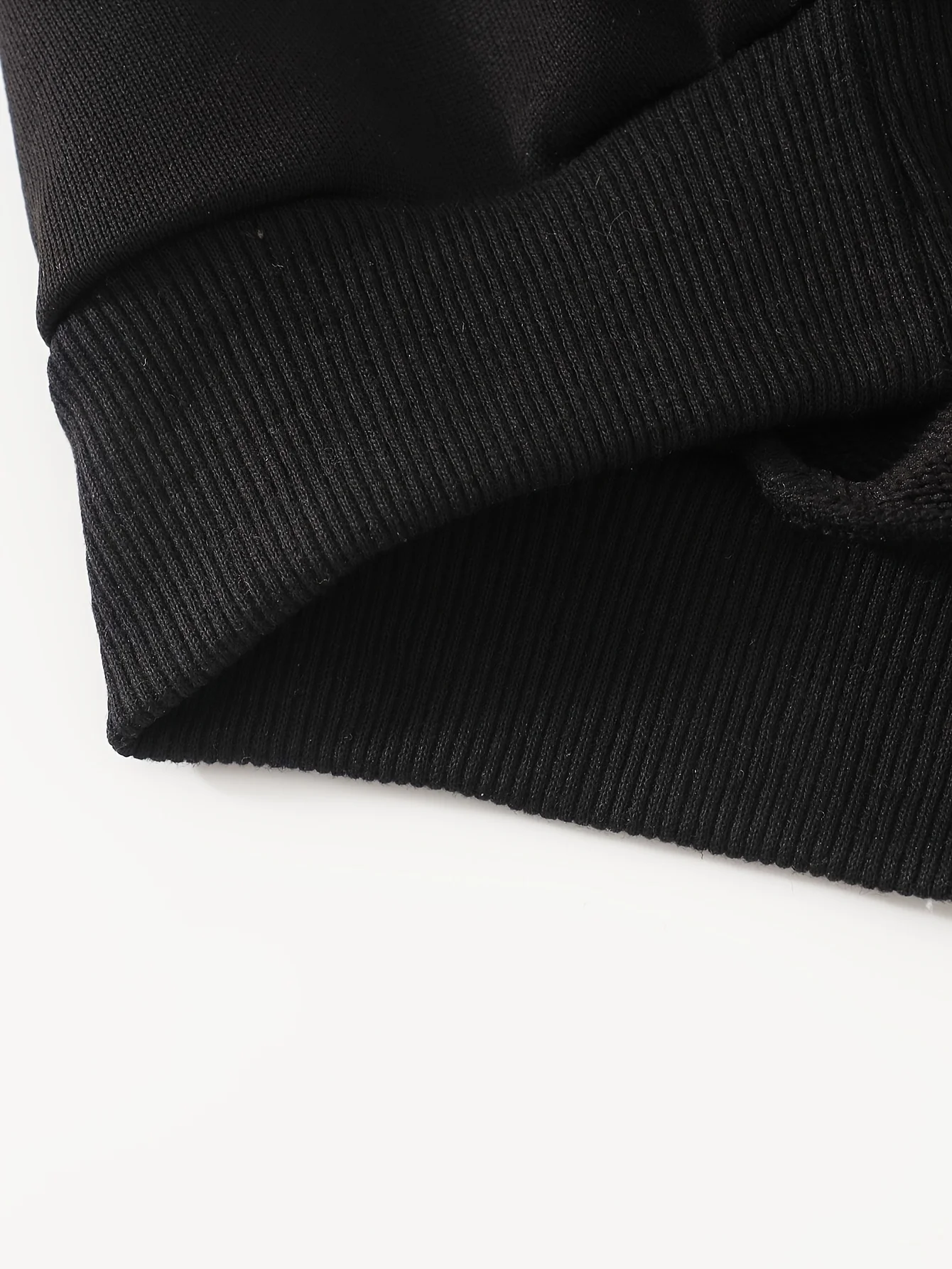 الأولاد كتلة اللون مجموعة 2 حزمة رسالة هوديي السراويل الزي أسود أبيض رمادي الخريف الشتاء عارضة الأزياء الراحة