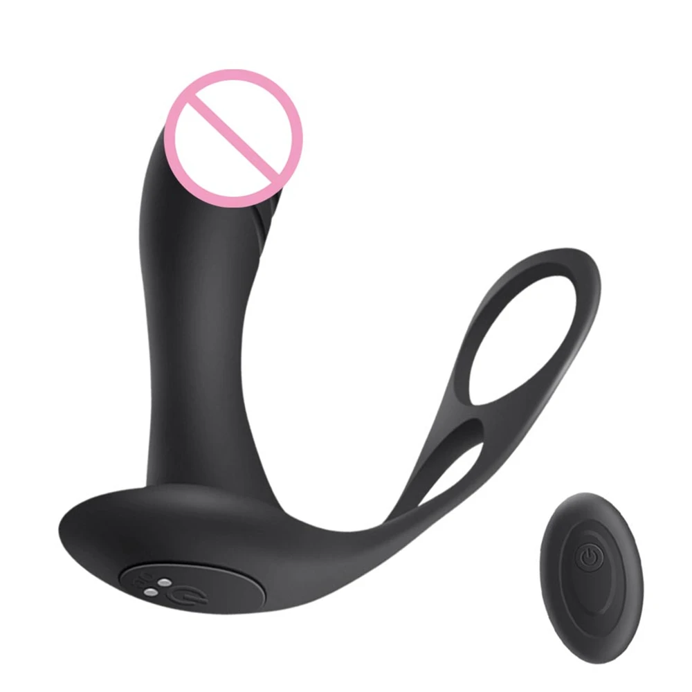 Prostate Penis Enlargement Sleeve Cul Tapon Anal Phalus Silicone Adults Toy For Men Butt For Masturbation Women Vibrator
