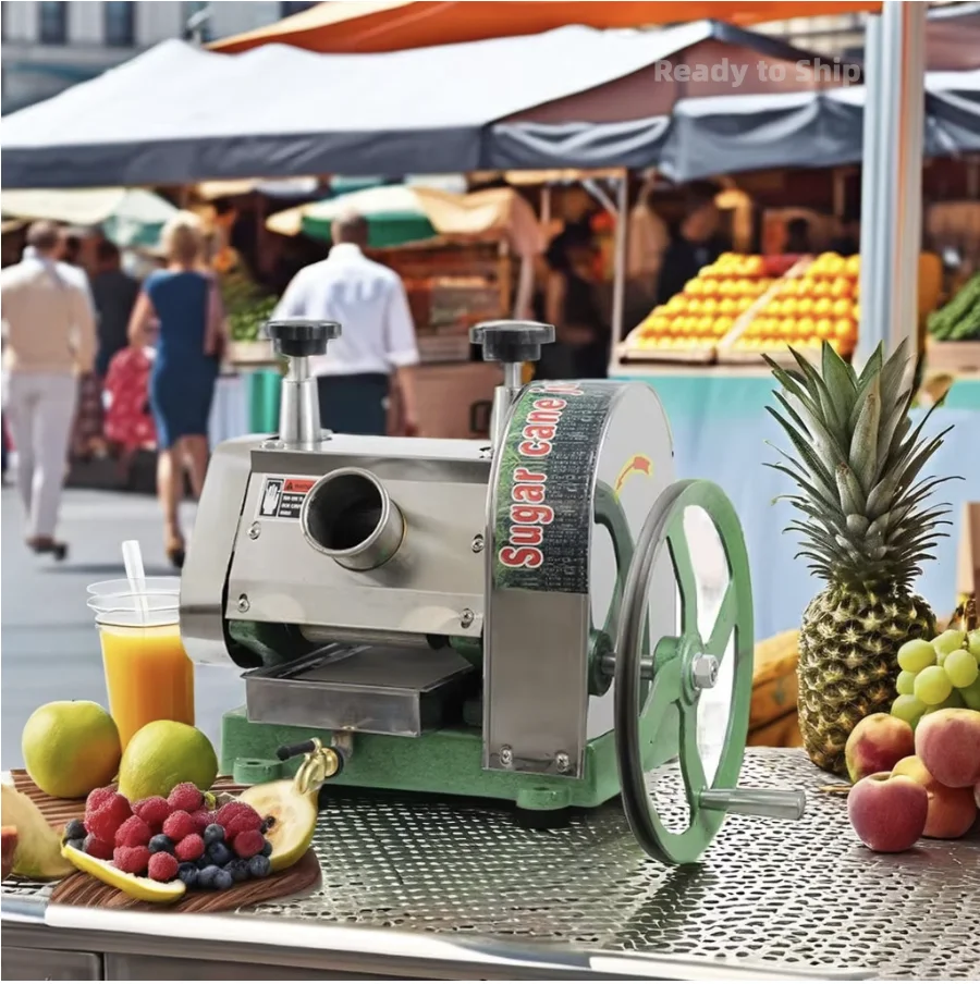 Portable Home Commercial Stainless Steel Manual Sugarcane Juice Extractor Machine Ready to Ship Direct Order
