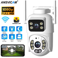 1080P IP Camera Dual Lens WIFI Dual Screen 720P Motion Detection Outdoor CCTV Security Protection Video Surveillance Hopeway APP