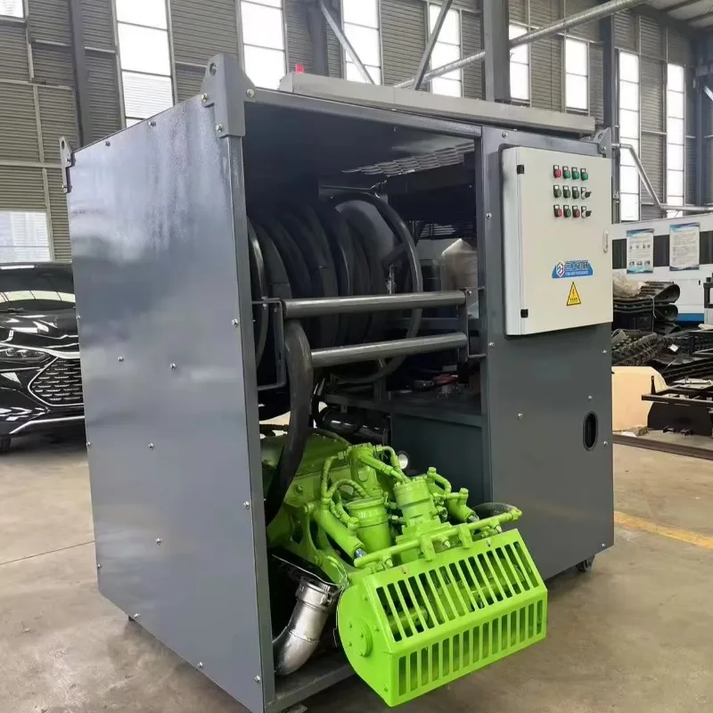 Crawler Type High Suction Underwater Dredging Robot RC Desilting Machine for Industrial Lagoon Silt Cleaning and Pond Dredging