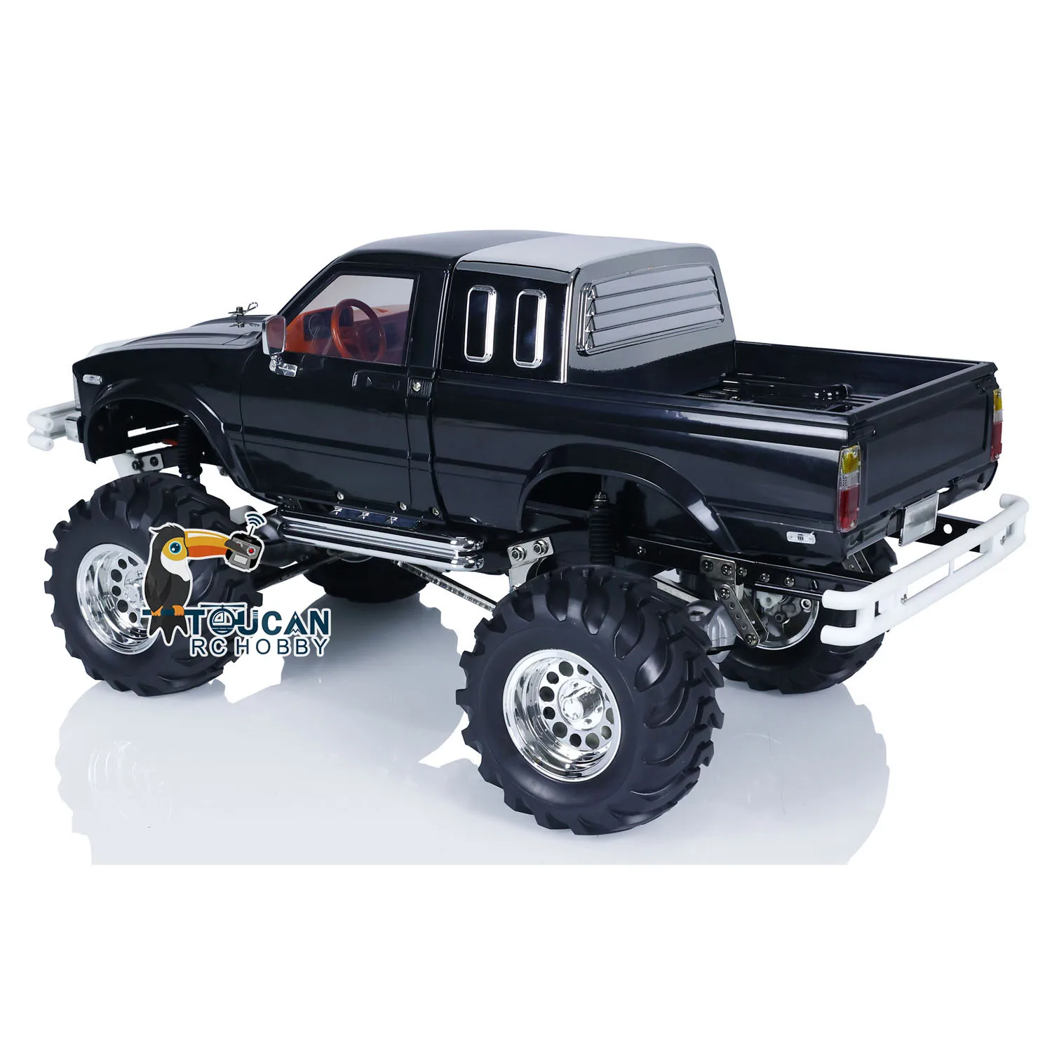 HG 1/10 4WD Pickup RC 4*4 Rally Car Series Car Racing Crawler 2.4G RTR Black TH04723-SMT2