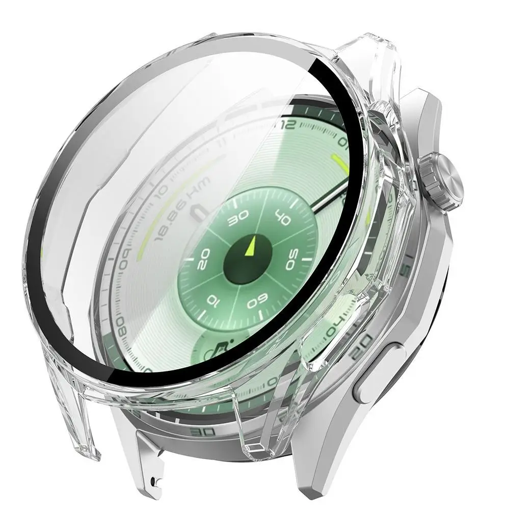 Custodia in vetro temperato per Huawei WATCH GT 6 46MM All-around Anti-graffio PC Paraurti Protezione schermo Accessori