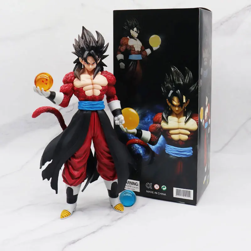 

Bandai классический Dragon Ball анимационная модель фигурка периферийные устройства стоящее положение черные волосы супер четыре Wukong настольный компьютер