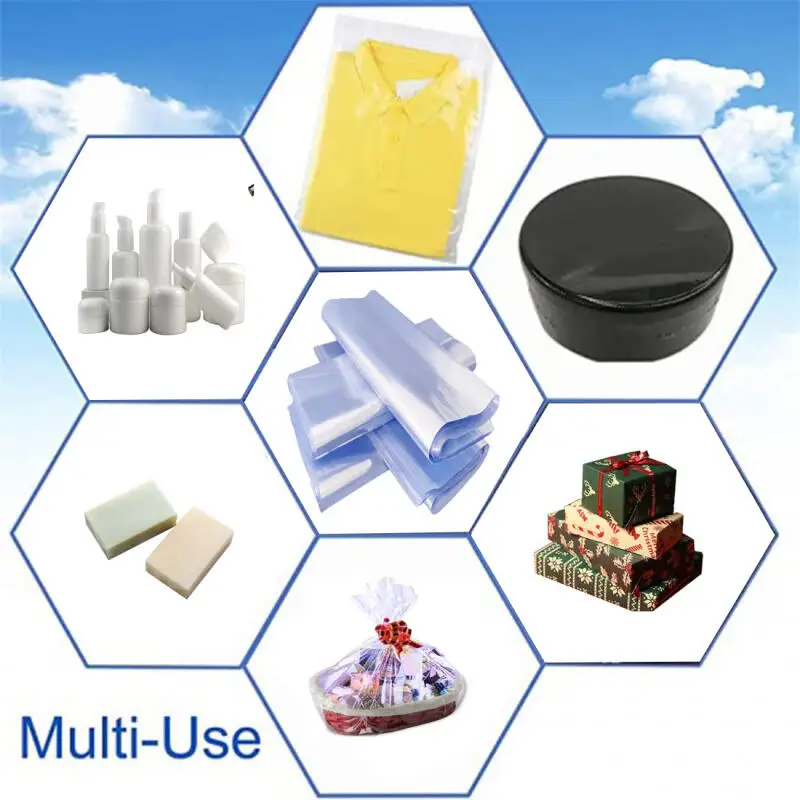 25pcs Sports Shoes Cosmetic Storage Bag Large PVC Heat Shrinkable Film Portable Shoe Shrink Wrap Bags Isolate Dust Plastic Bag
