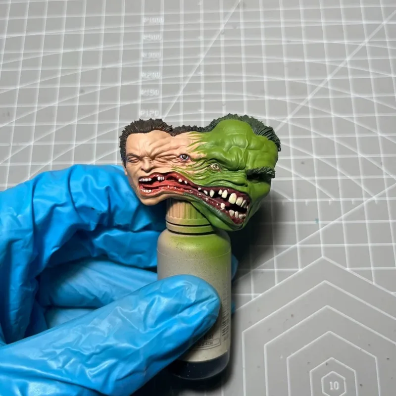 

1/12 Scale Male Soldier Supernatural Hulk Dr. Banner's Chaotic Transformation Head Sculpt Fit for 6in SHF Action Figure Toys