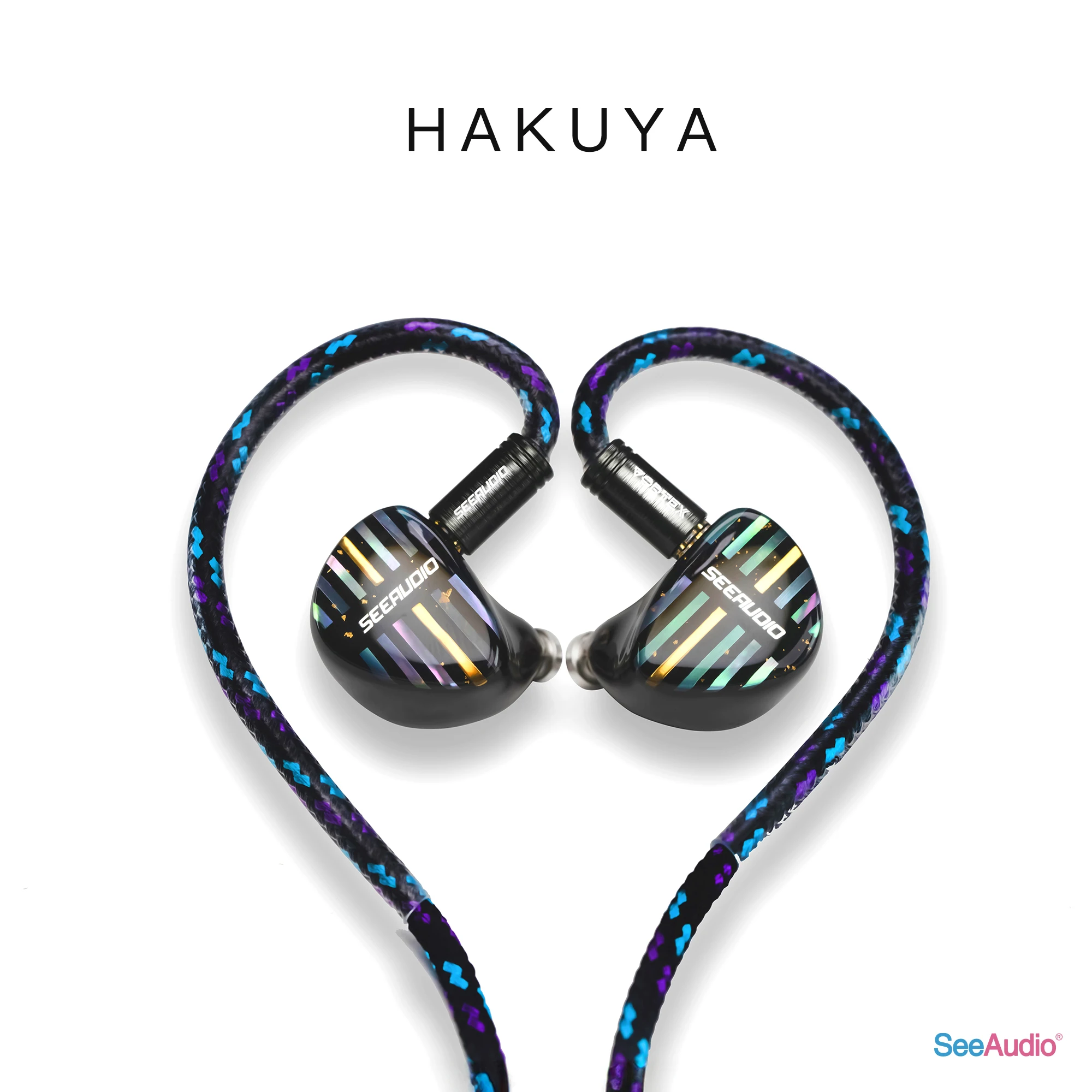 

Audione & SeeAudio HAKUYA White Night 10BA+4EST In-ear Wired HIFI Headphones