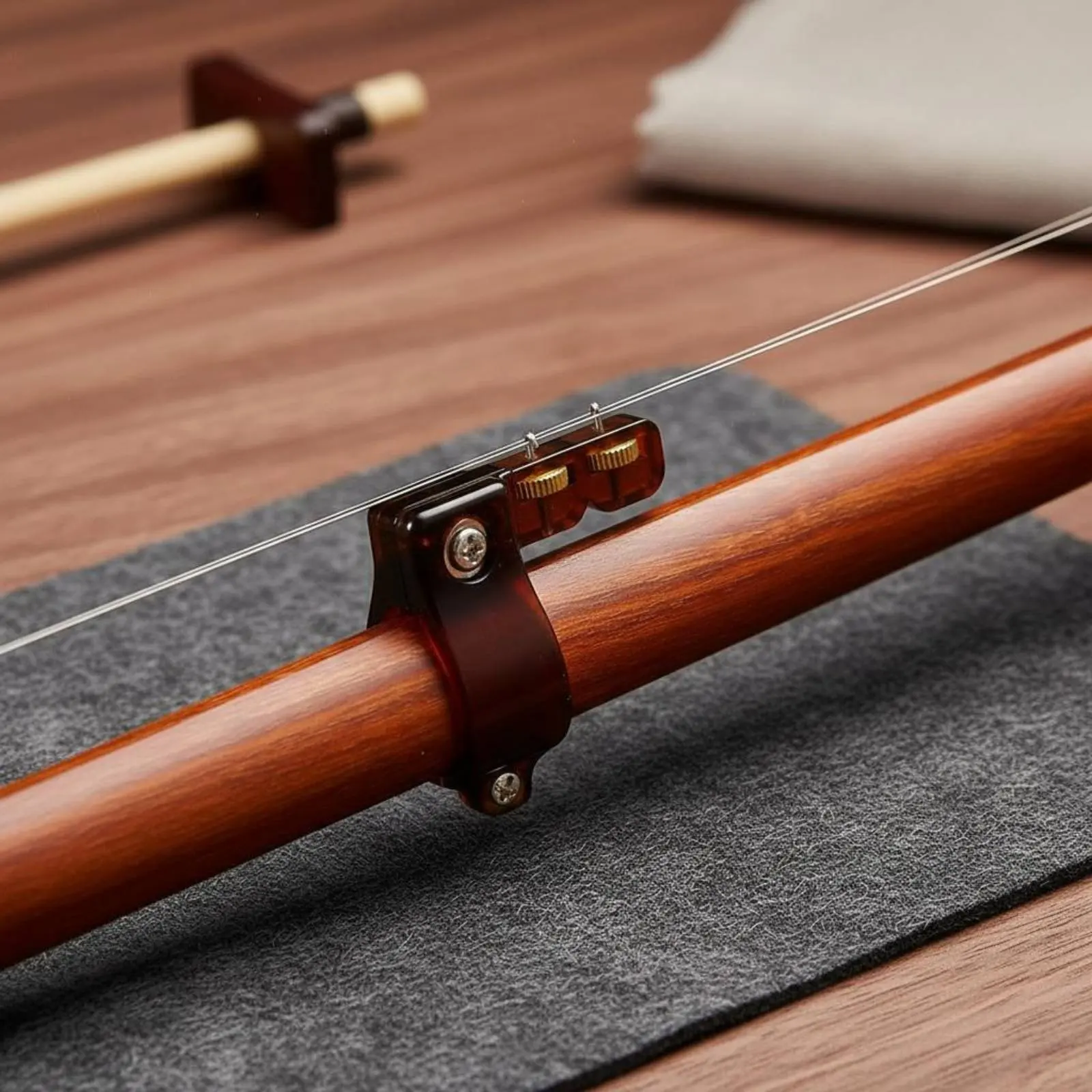 Pull-Lowering Erhu Tuner Easy Installation Erhu Fine Tuner Musical Instrument Accessory Adjustable Position Comfortable Play