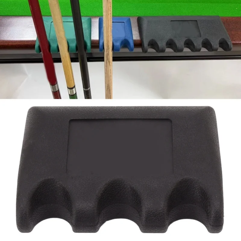 

3 Holes Pool Cue Holder Portable Prevent Slip Stable Weighted Billiard Cue Holder For Table Chair