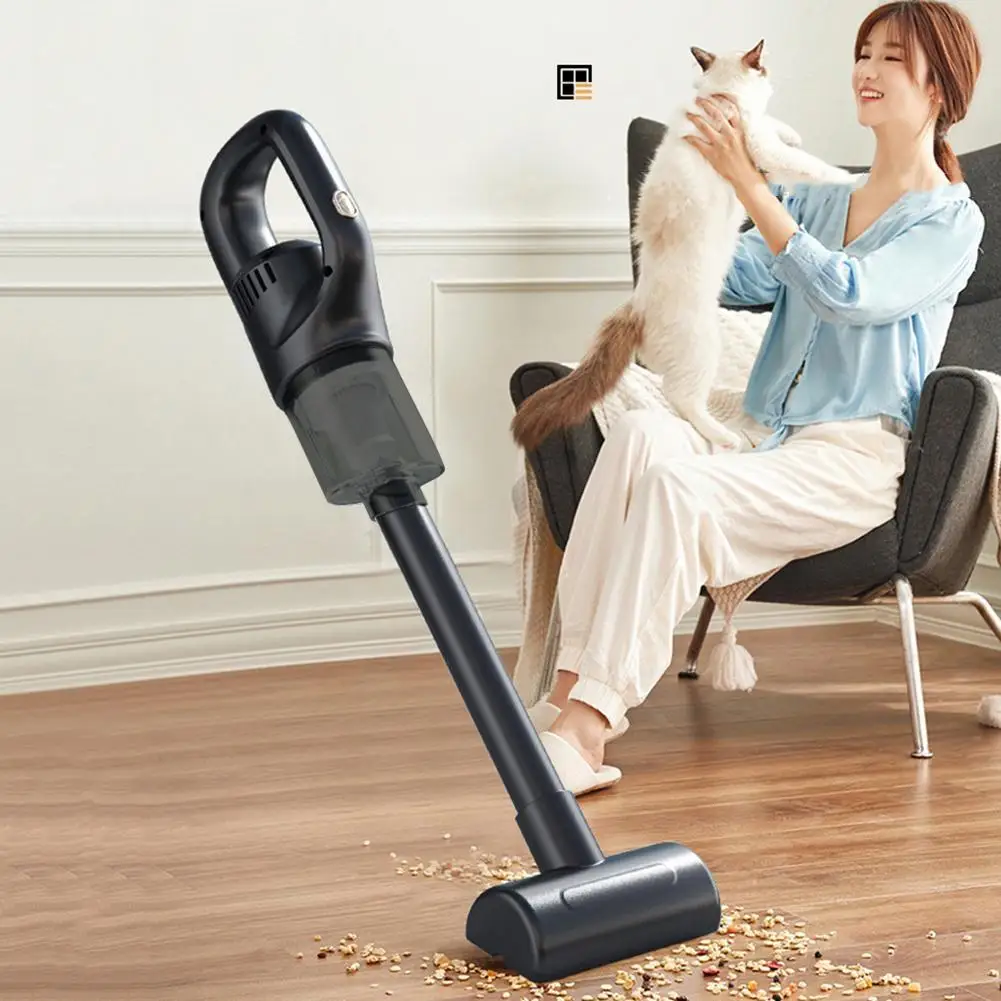 Wireless Handheld Vacuum Cleaner with Detachable Dust Box Handheld Chargeable Auto Vacuum for Home Car Pet Mini Vacuum Cleaner