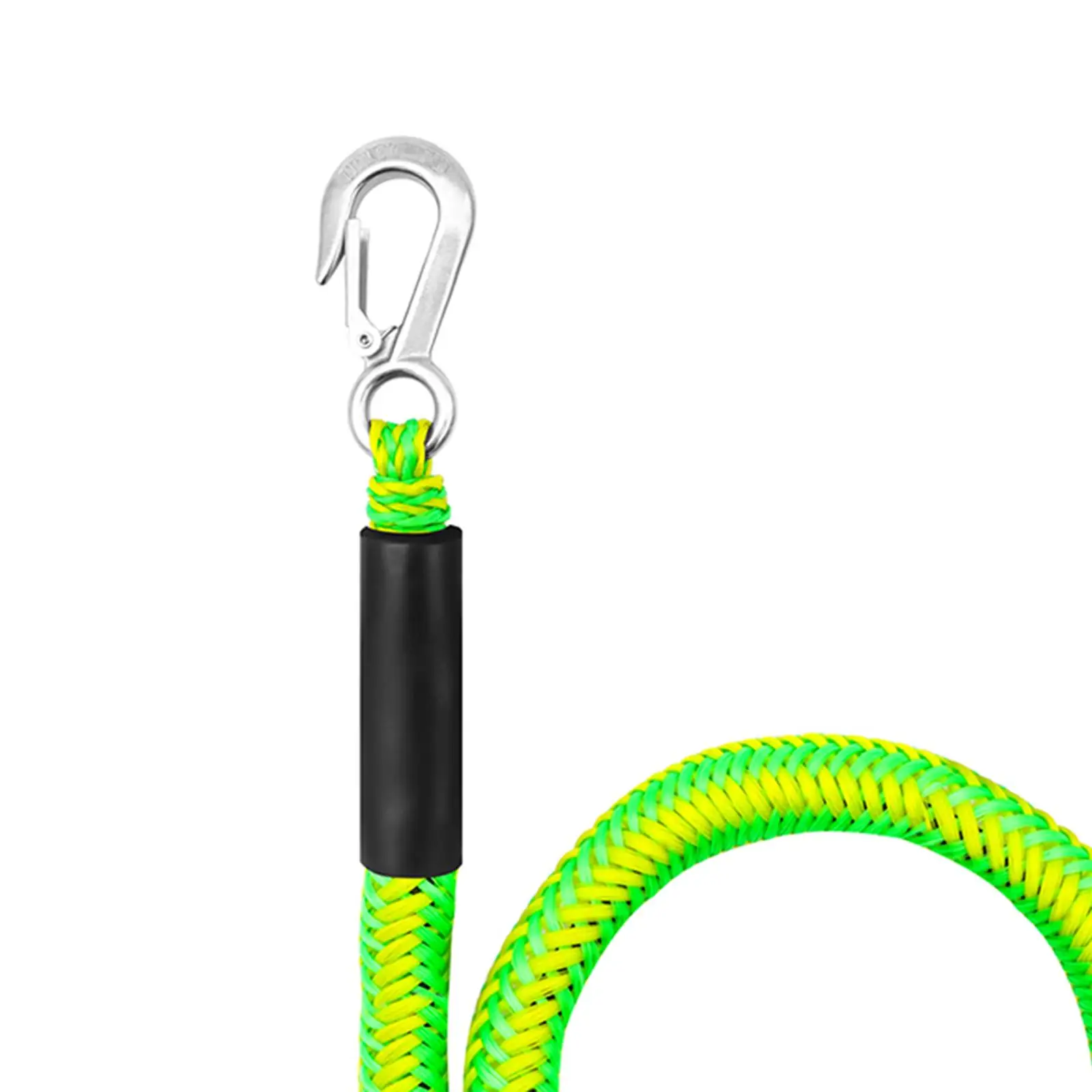 Dock Rope, Bungee Dock Line Boat Mooring Ropes with Stainless Steel Clip for , image 5