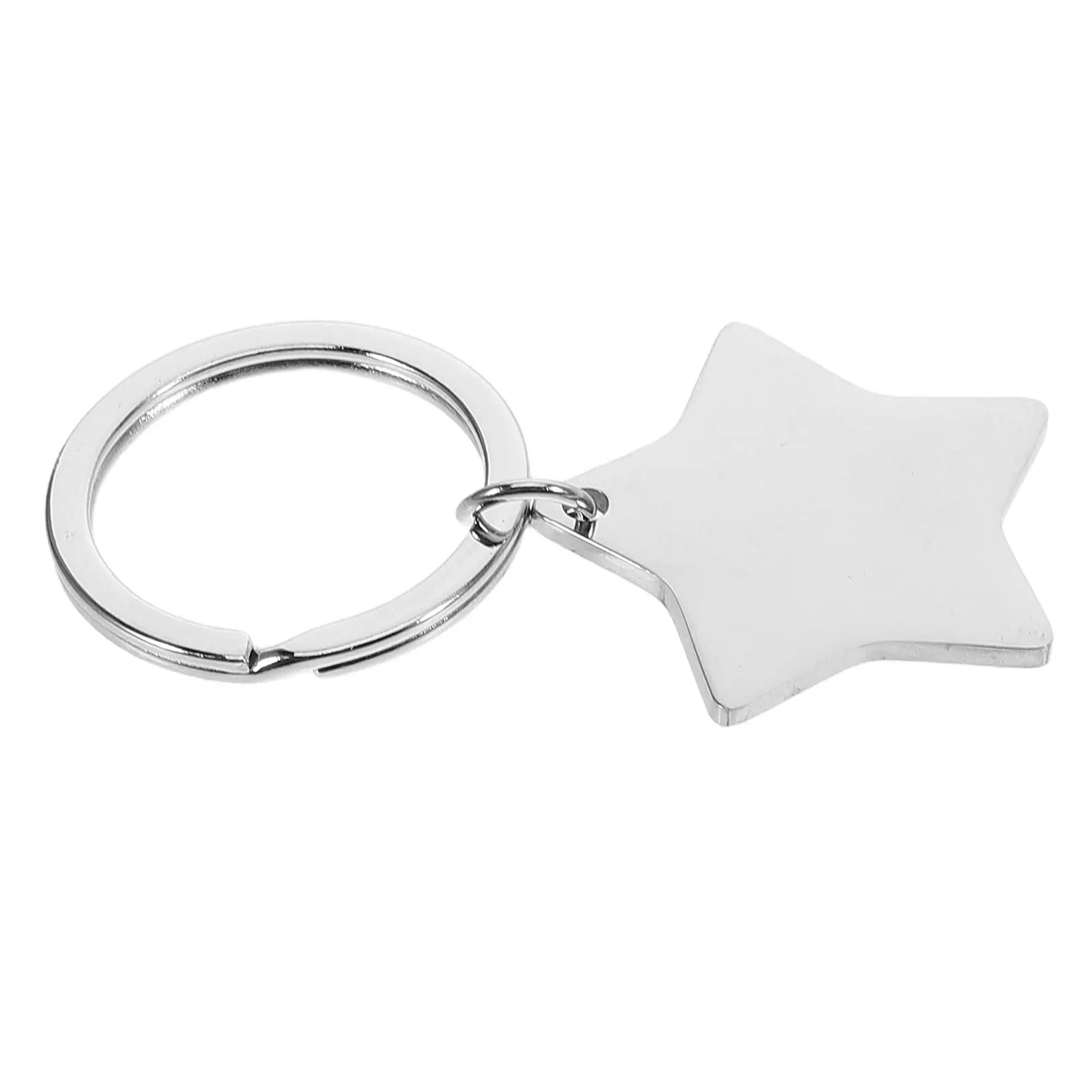 

Pentagram Keychain Steel Kawaii Charms Enameled Glitter Bling Keyring Bag Charm Handbag Accessory Durable