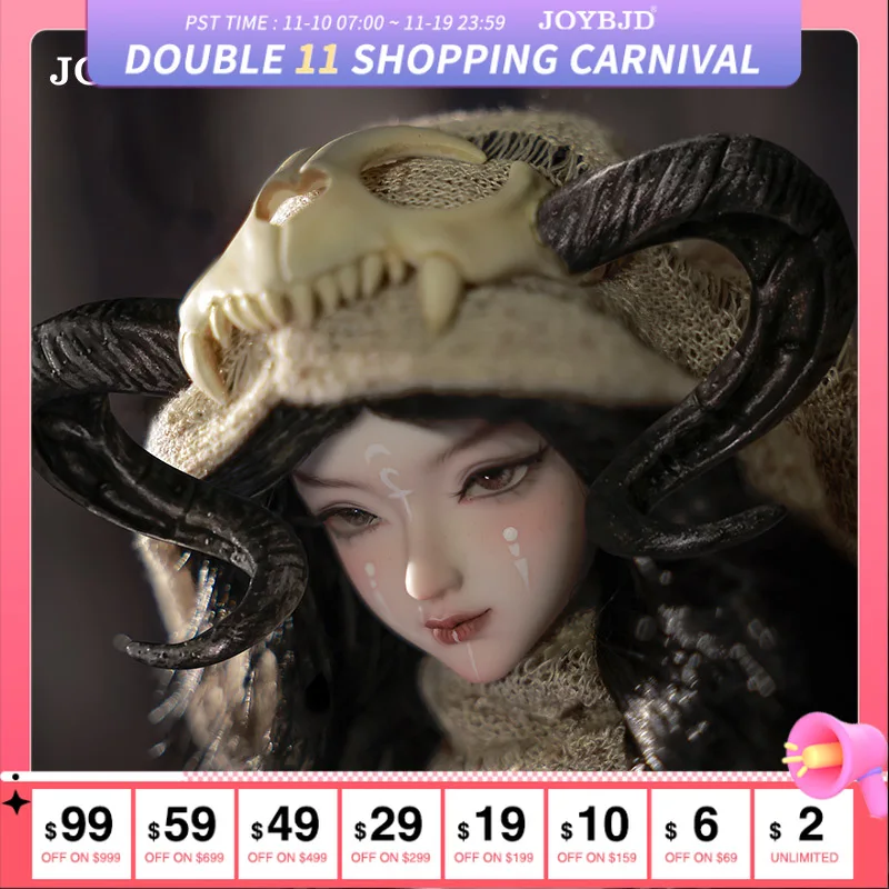 

Wur Bjd Doll 1/4 Full Set A Magic Fantasy Angel Dark Style Joybjd Dolls Toys for Girls