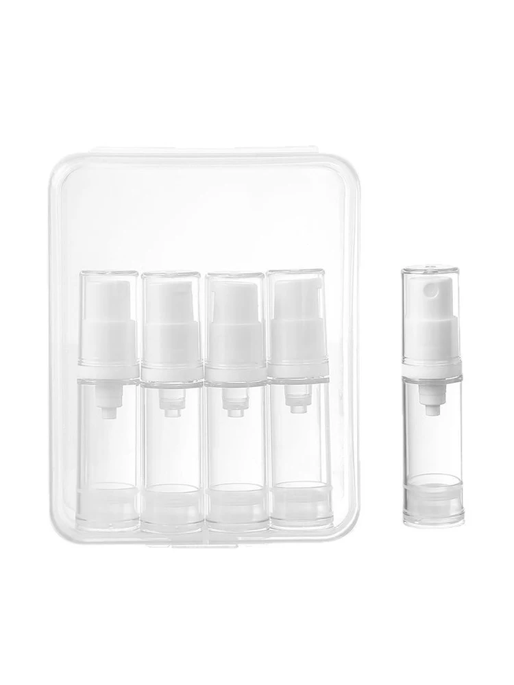 Bouteille de pulvérisation Portable de voyage, Type presse sous vide, Mini récipient de parfum, bouteille de Lotion rechargeable sous vide pour cosmétiques, 5/10/15ml