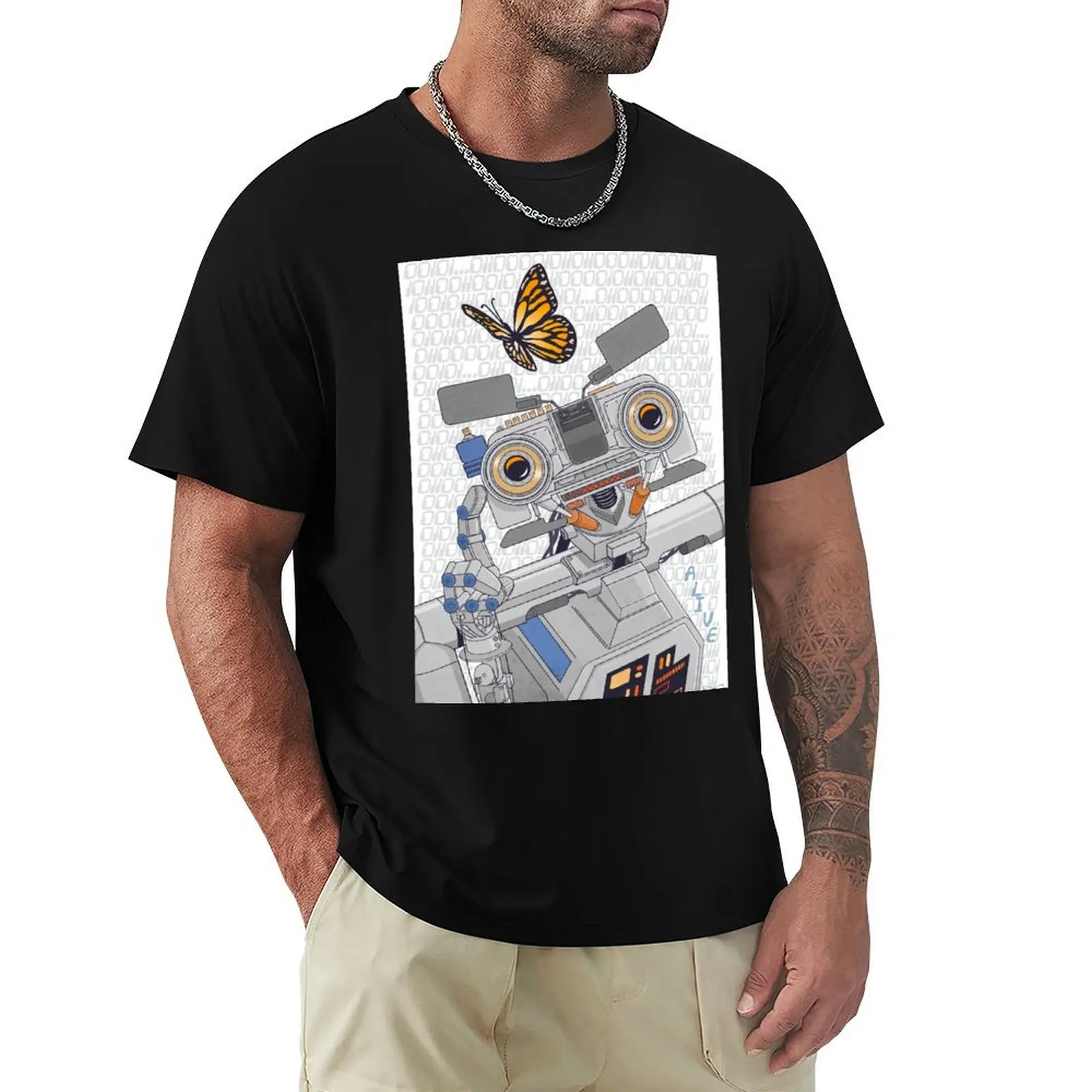 5 est en vie ! T-shirt à imprimé tendance, décontracté, à manches courtes