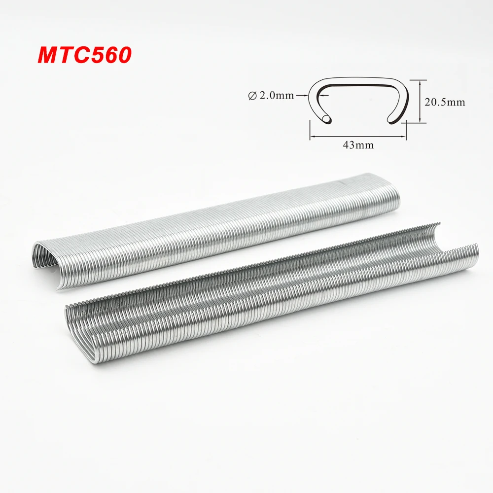 Imagem -02 - Pregos Galvanizados Ferro C43 c Anéis Clipes para Mtc560 Pistola de Pregos 43 mm 10000 Pcs