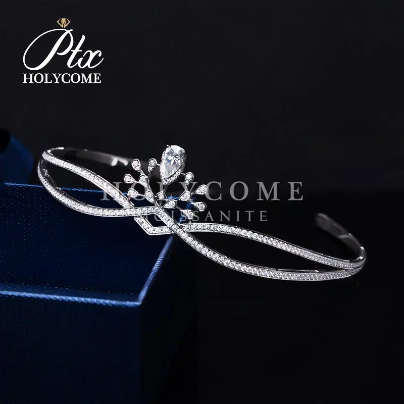 Holycome Jewelry GRA Certificated Silver and Gold  Moissanite Grown Custom Made ODM OEM Factory