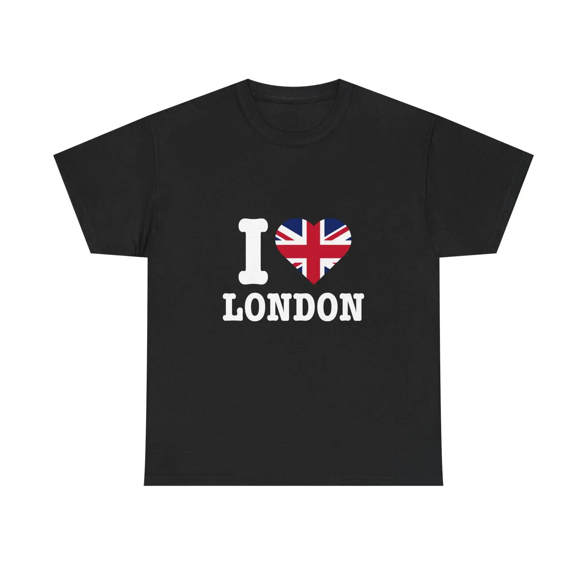 Perfect for Travelers UK Souvenirs Vacation T Shirt Y2K Vintage Tops I Love London Tees London City Graphic Print Tee Unisex