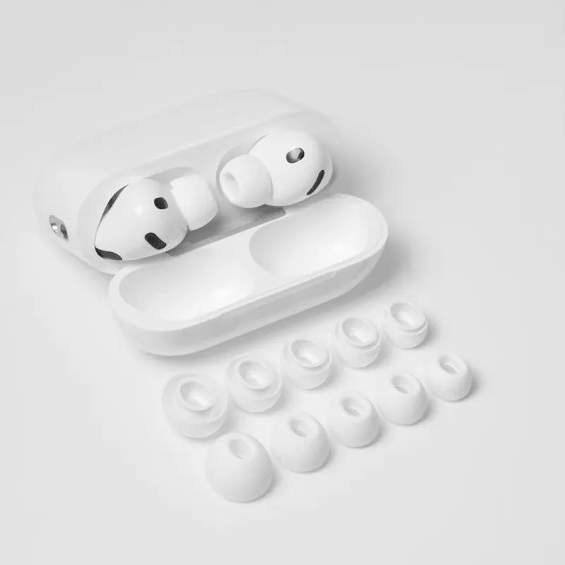AirPods Pro3用シリコンイヤーチップ ノイズリダクション 交換用イヤーチップ ソフトシリコンイヤーチップカバー アクセス L+M+S+XS+XXS