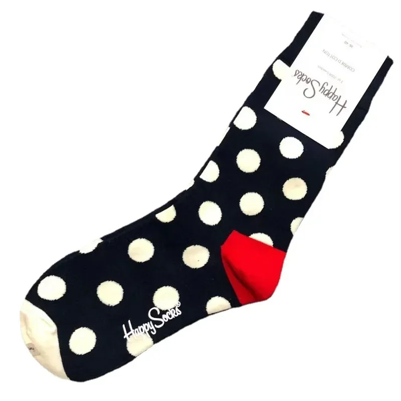 Chaussettes cadeaux pour femmes chaussettes heureuses chaussettes en coton lumineux amusantes arc-en-ciel diamant imprimé équipage taille unisexe