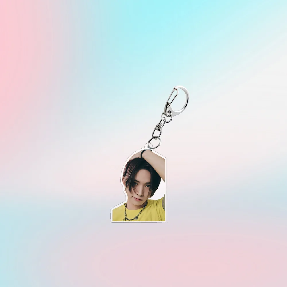 7Pcs KPOP Album ROMANCE : UNTOLD Keychain NI-KI JungWon SUNOO Jay Jake SungHoon Acrylic Keychain Bag Pendant Keyring Fans Gift