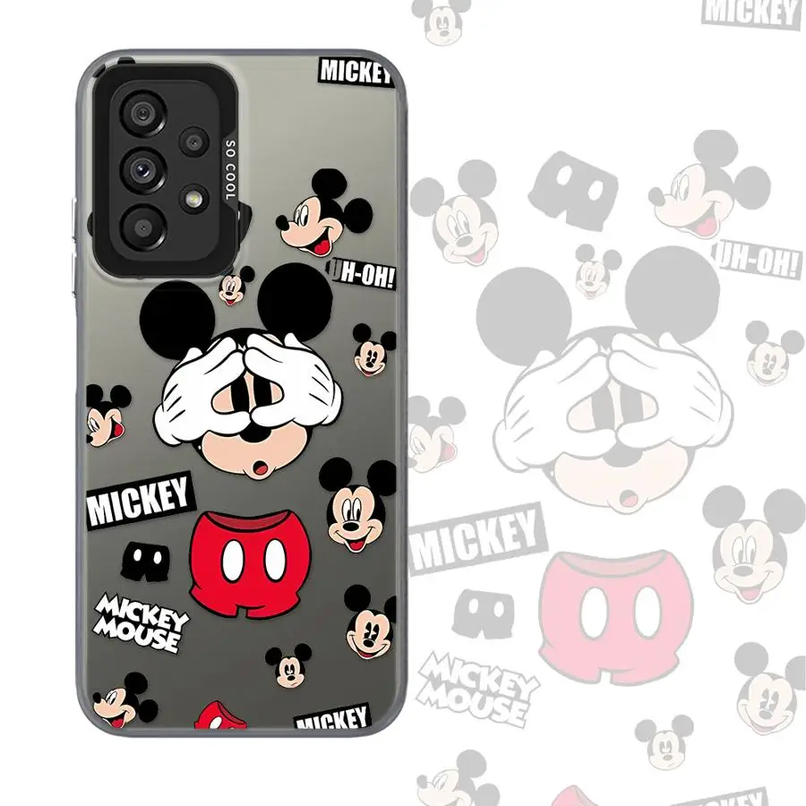 Disney Mickey Mouse น่ารัก? ฝาครอบโทรศัพท์สําหรับ Samsung Galaxy A15 A25 A52 A72 A51 A71 4G A73 A55 A54 A53 A52s Soft Shell