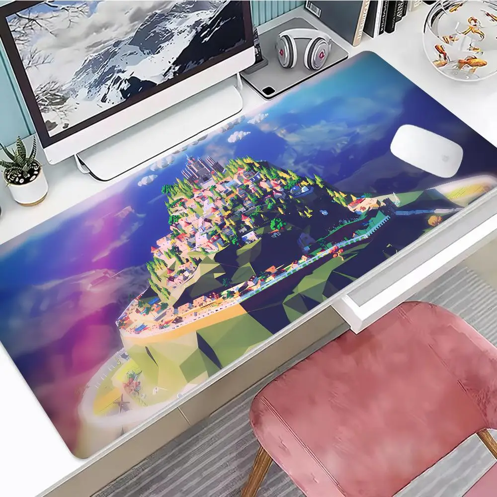

Strange Town Mouse Pad Gaming Mouse Pad, Mouse Pad with Edges and Non-Slip Rubber Base, Extended Mouse Pad Desk Mat