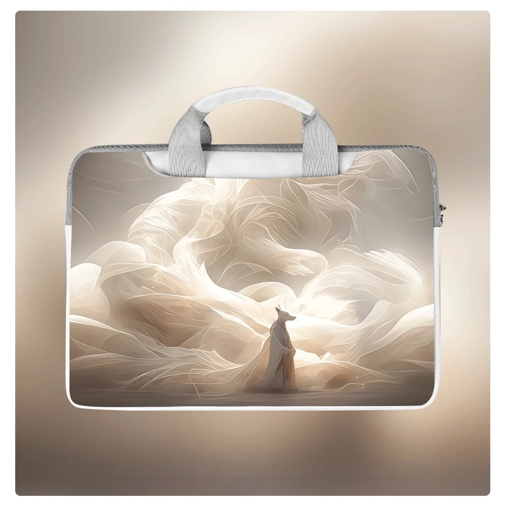 

Сумка-чехол для ноутбука с милым принтом лисы, 12, 13, 14, 14.6, 15.6, 16 дюймов, водонепроницаемая, из ПУ, ударопрочная, с мягкой подкладкой, на плечо/в руку