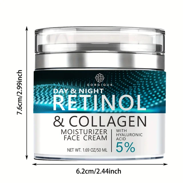 Gorgique Face Moisturizer Retinol Cream - Day & Night Anti Aging Moisturizing Cream 4 Gorgique Face Moisturizer Retinol Cream - Day & Night Anti Aging Moisturizing Cream 4