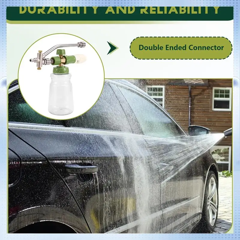 

AD-Pressure Washer Foam Dual Connector Accessories, Power Washer Nozzles, 1/4 Inch Soap Quick Connect Dual Heads Attachment