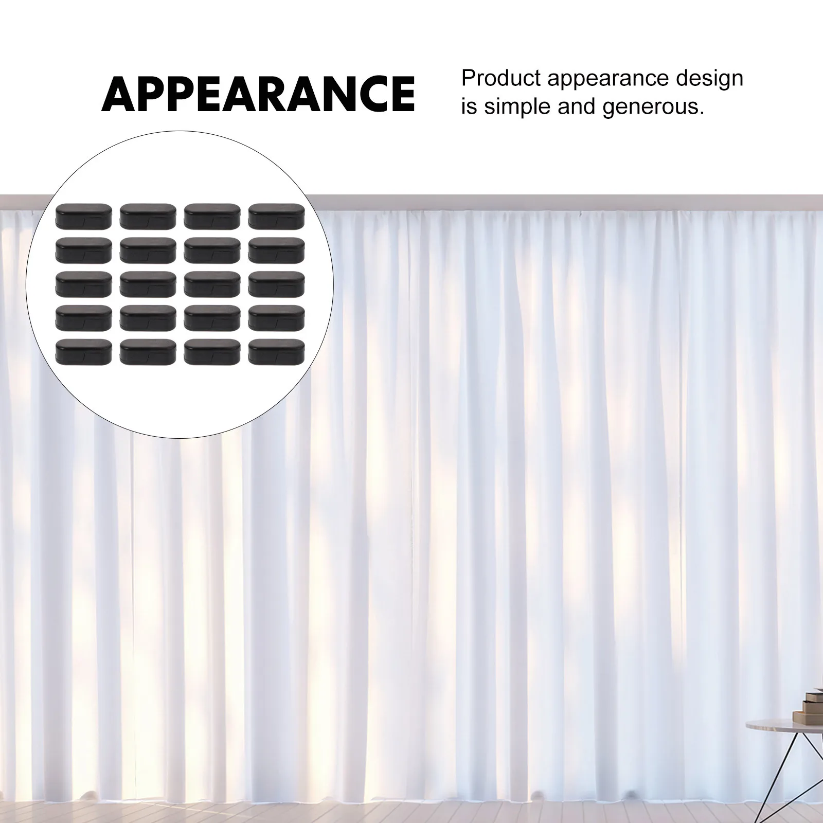 

25Pcs Chain Cord Connector for Vertical Blinds and Roller Shades - Plastic Beaded Chain Clip Replacement Easy Install