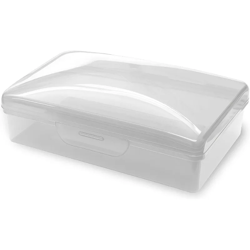 صندوق صابون للسفر مع غطاء - أبيض شفاف - مثالي للسفر أو صالة الألعاب الرياضية أو التخزين. صنع في الولايات المتحدة الأمريكية. شحن سريع #3