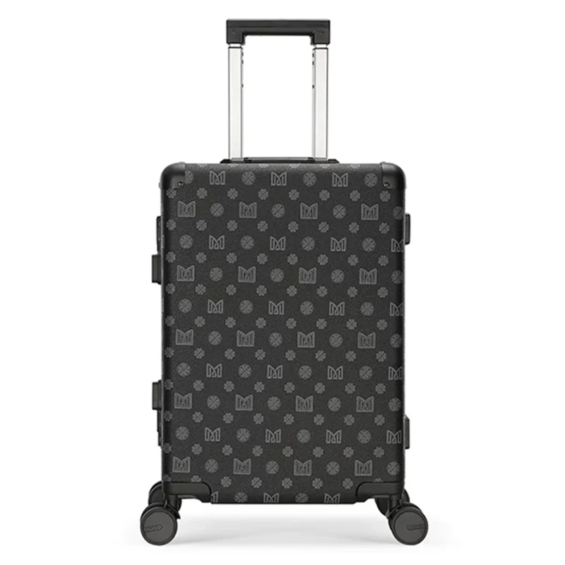 Imagem -03 - Mala de Viagem Spinner para Homens e Mulheres Trolley Bolsa Bagagem de Rolamento Vintage Moldura de Alumínio Alta Qualidade Nova Marca 20 in 24 in