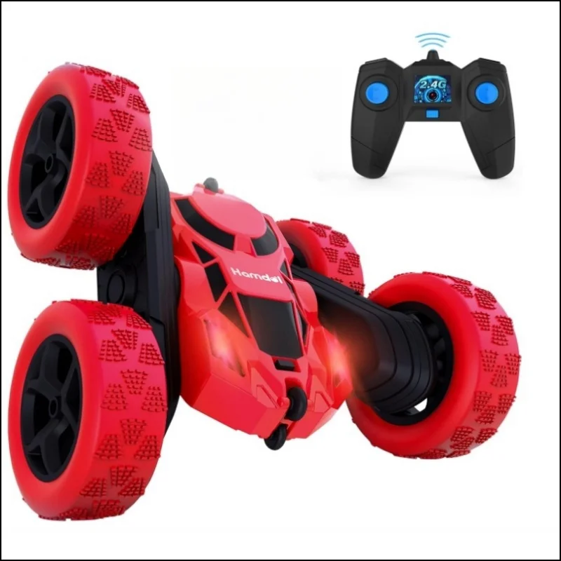 

Remote control car two-sided 360° rotation four-wheel drive remote control car 2.4GHz stunt toy car Rechargeable toy car toys